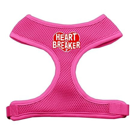 Heart Breaker Soft Mesh Harnesses Pink Medium