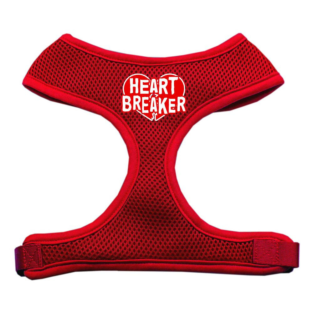 Heart Breaker Soft Mesh Harnesses Red Medium