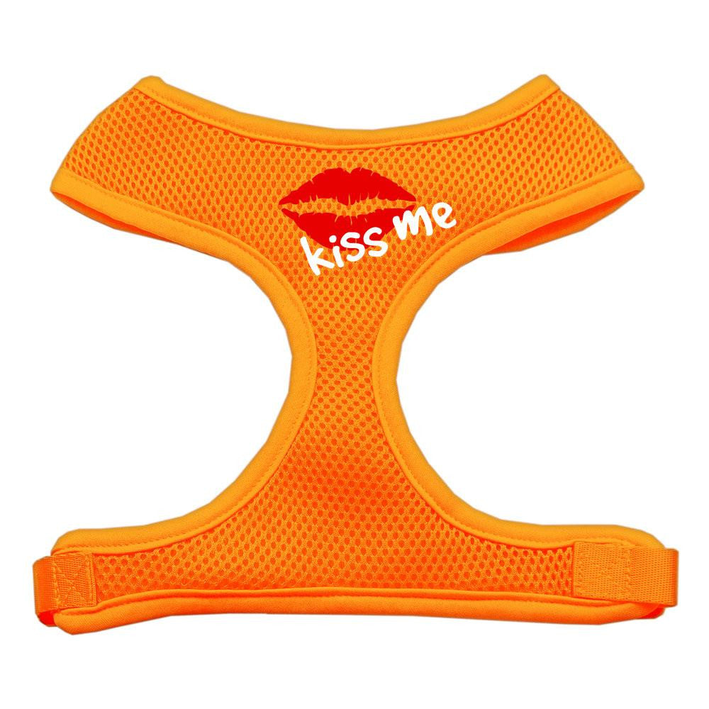 Kiss Me Soft Mesh Harnesses Orange Medium