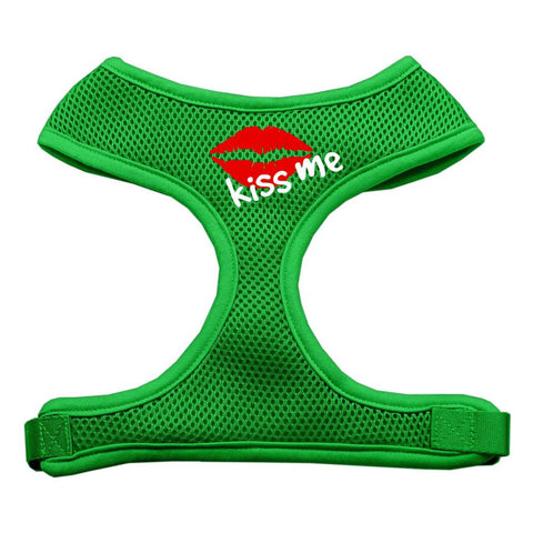 Kiss Me Soft Mesh Harnesses Emerald Green Extra Large