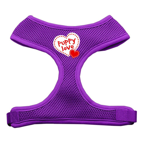 Puppy Love Soft Mesh Harnesses Purple Extra Large