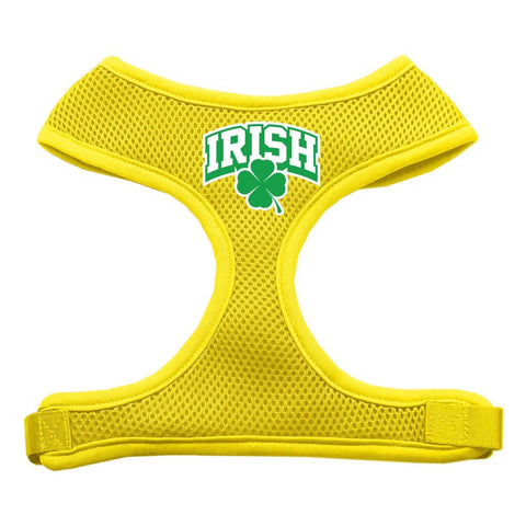 Irish Arch Screen Print Soft Mesh Harness Yellow Large