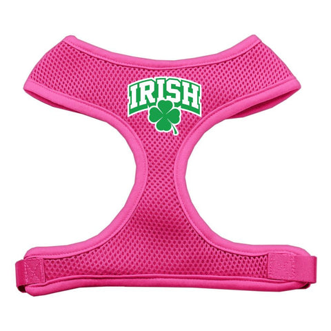 Irish Arch Screen Print Soft Mesh Harness Pink Medium