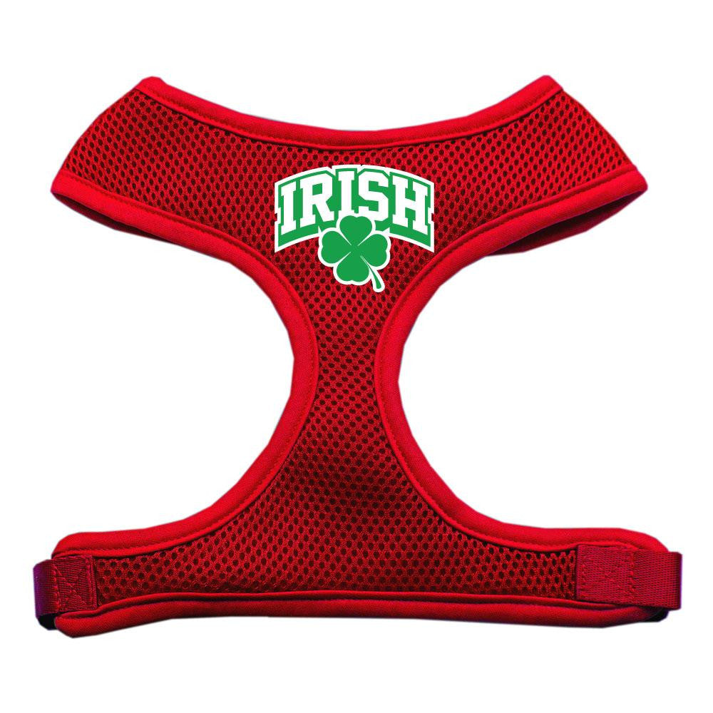 Irish Arch Screen Print Soft Mesh Harness Red Extra Large