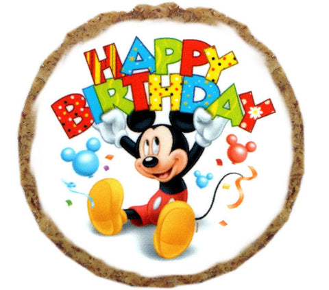 Mickey Mouse Happy Birthday Dog Treats - 12 Pack