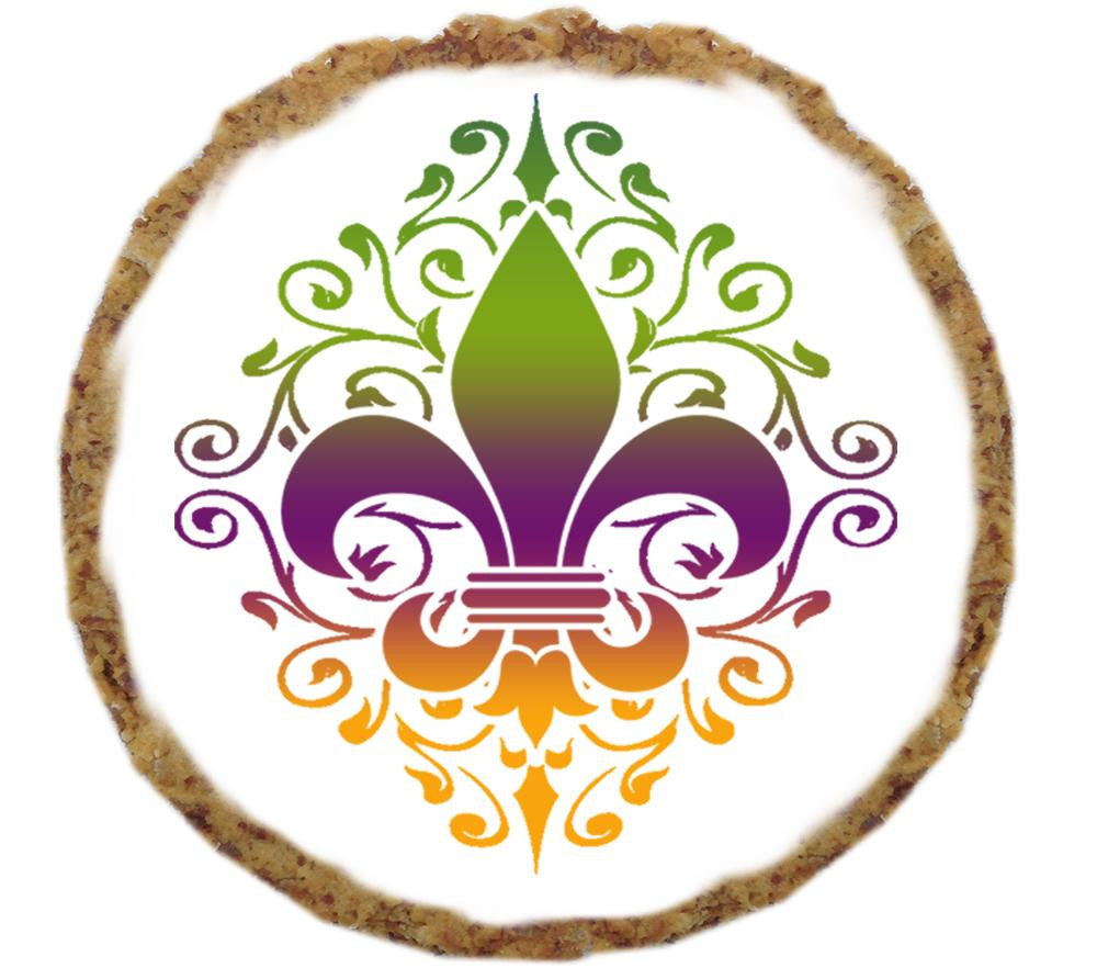 Mardi Gras Fleur De Lis Dog Treat- 6 Pack