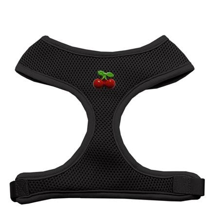 Red Cherry Chipper Black Harness Large