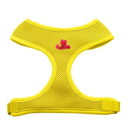 Pink Cowboy Hat Chipper Yellow Harness Small