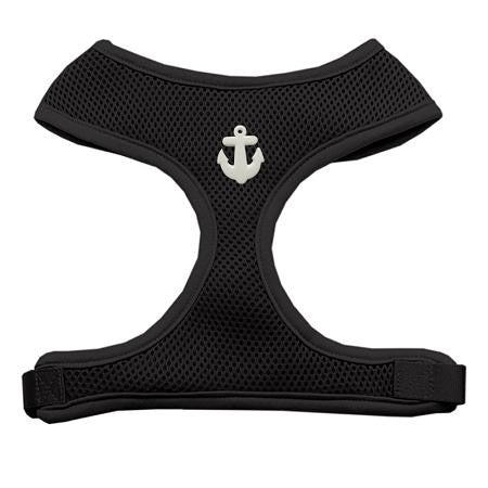 White Anchors Chipper Black Harness Medium