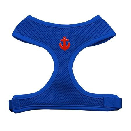 Red Anchors Chipper Blue Harness Large