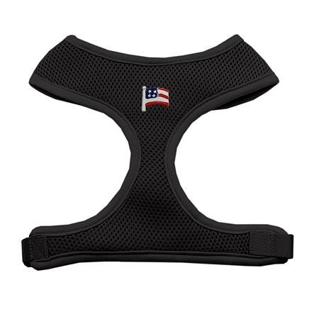 American Flag Chipper Black Harness Large