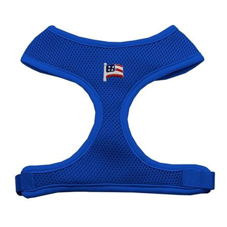 American Flag Chipper Blue Harness Medium