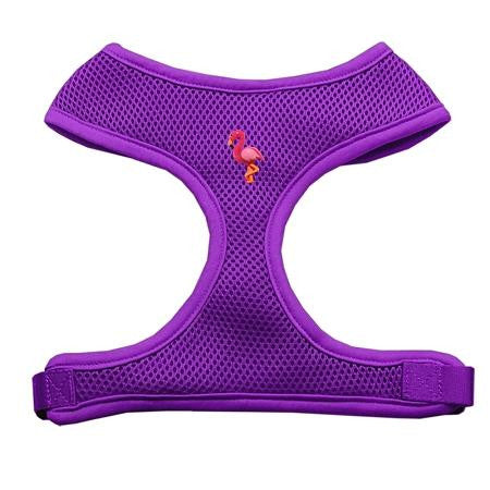 Pink Flamingo Chipper Purple Harness Small