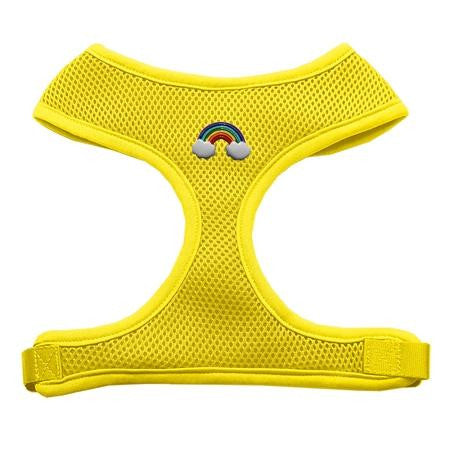 Rainbow Peace Sign Chipper Yellow Harness Small