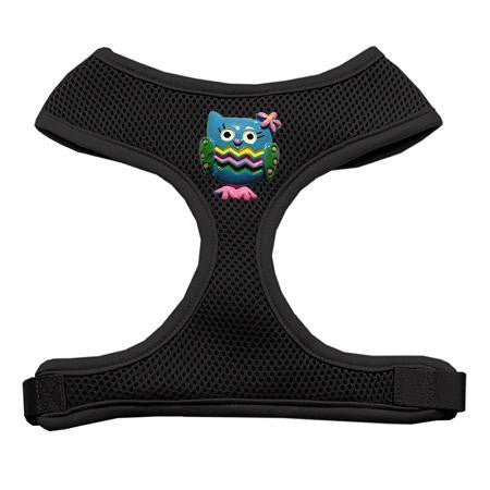 Blue Owls Chipper Black Harness Large