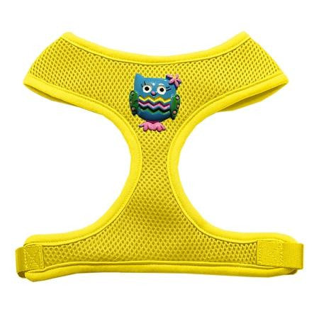 Blue Owls Chipper Yellow Harness Large