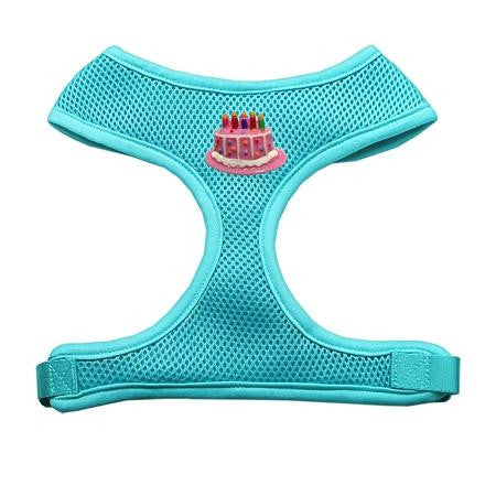 Pink Birthday Cake Chipper Aqua Harness Large