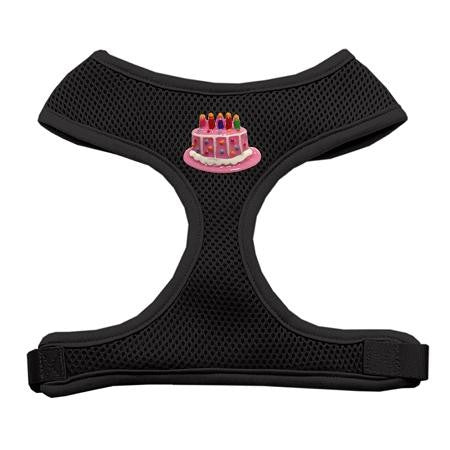 Pink Birthday Cake Chipper Black Harness Large