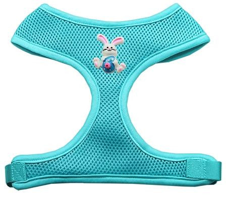 Easter Bunny Chipper Aqua Harness Large