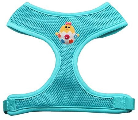 Easter Chick Chipper Aqua Harness Large