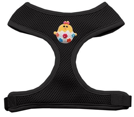 Easter Chick Chipper Black Harness Medium