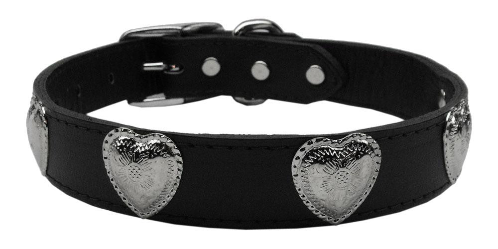 Western Heart Leather Black 24