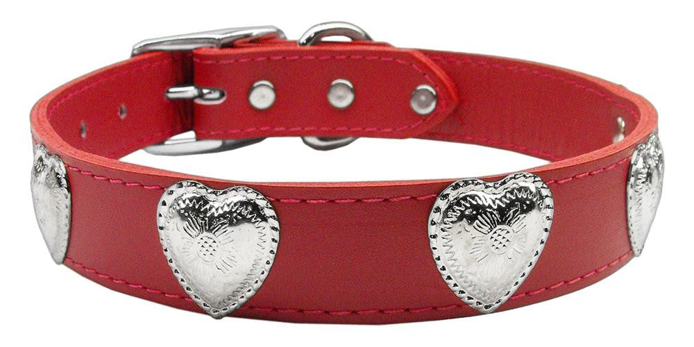 Western Heart Leather Red 24