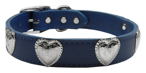 Western Heart Leather Blue 26