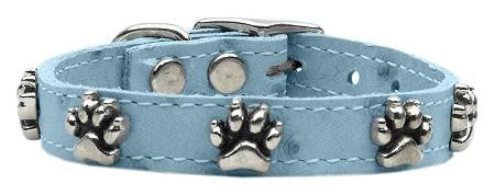 Faux Ostrich Paw Leather Baby Blue 10