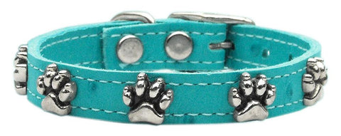 Faux Ostrich Paw Leather Turquoise 10