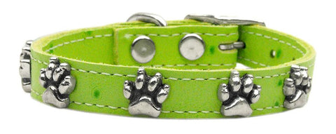 Faux Ostrich Paw Leather Lime Green 16