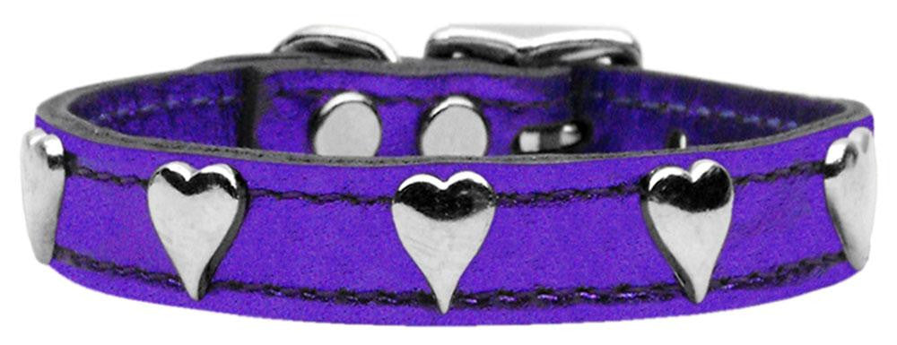 Metallic Heart Leather Purple MTL 10