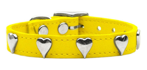 Heart Leather Yellow 12