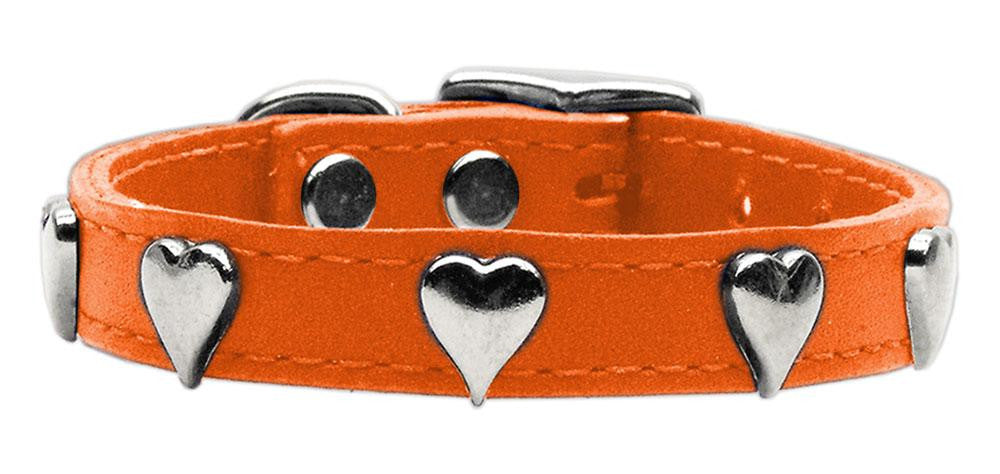 Heart Leather Orange 16