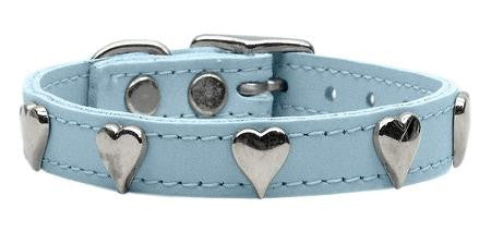 Heart Leather Baby Blue 18