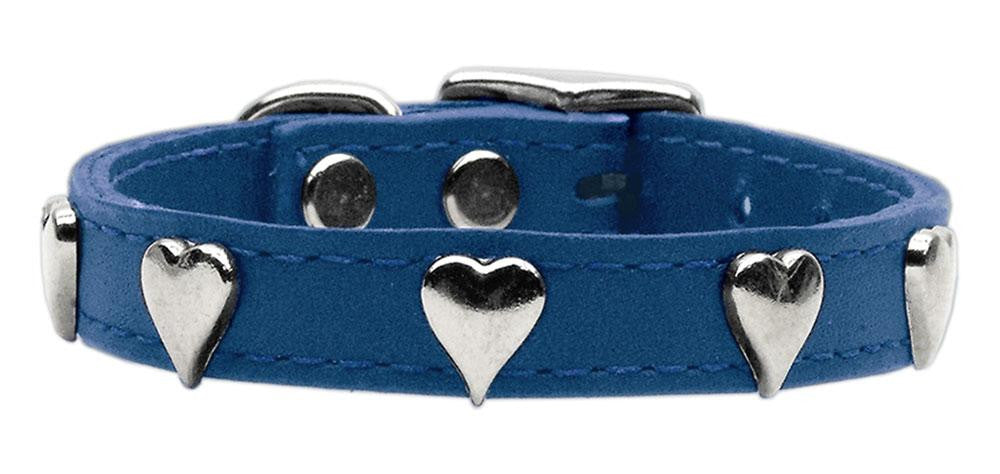 Heart Leather Blue 22