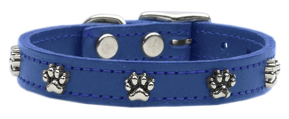 Paw Leather  Blue 10