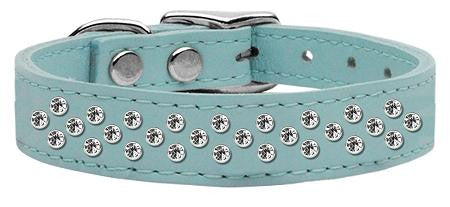 Sprinkles Clear Crystal Leather Baby Blue 16