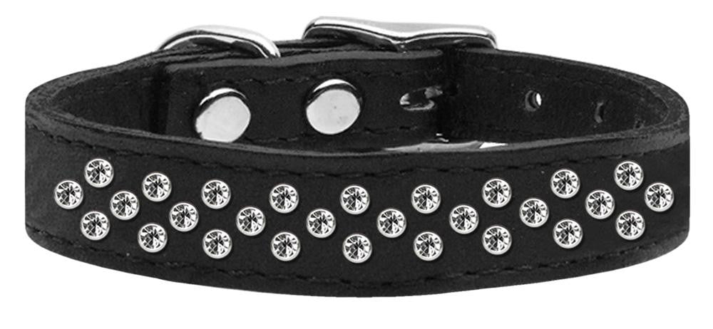 Sprinkles Clear Crystal Leather Black 16