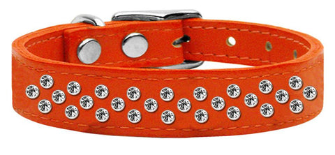 Sprinkles Clear Crystal Leather Orange 18