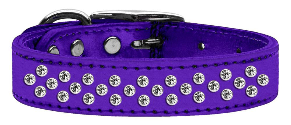 Sprinkles Clear Crystal Metallic Leather Purple 16