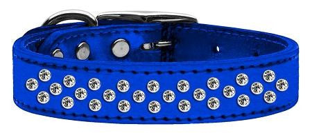 Sprinkles Clear Crystal Metallic Leather Blue 20