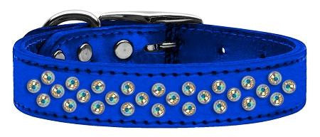 Sprinkles AB Crystal Metallic Leather Blue 16