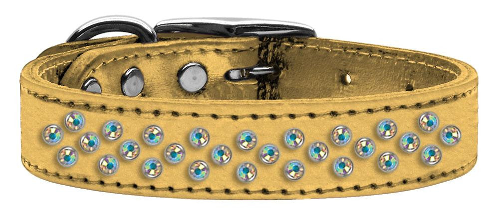 Sprinkles AB Crystal Metallic Leather Gold 16