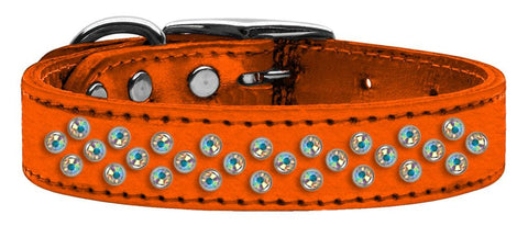 Sprinkles AB Crystal Metallic Leather Orange 16