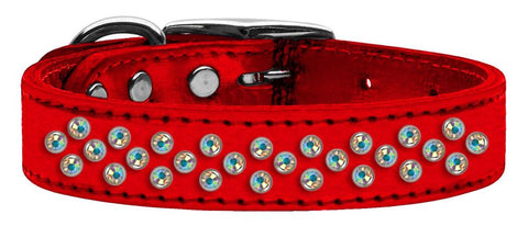 Sprinkles AB Crystal Metallic Leather Red 18