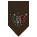 Italy  Rhinestone Bandana Cocoa Small